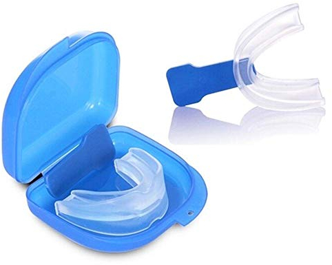 PHCOMRICH Anti-Schnarch-Gerät, Mundschutz zum Schnarchen und Schleifen, Anti-Schleif-Mundstück Stop-Schleiflösung Lösung Mundschutzstück Schlafmittel Apnoe Relief Zahnschutz, Doppelschicht