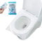 Surplex 50 Stück Reise Wasserdichte Disposable Toilet Seat Cover, WC Sitzschutz Sitzauflagen Kunststoff Klo Auflage, Antibakteriell, Unabhängige Verpackung für Hotel Outdoor Reisen Universal
