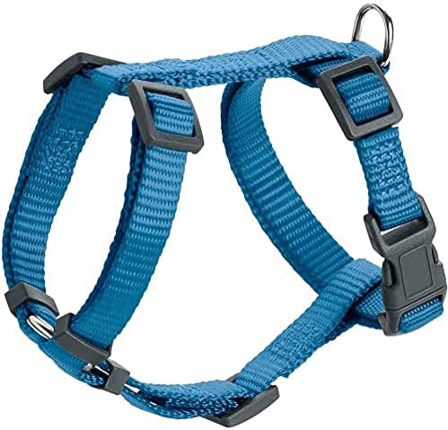 Geschirr London Vario Rapid Farbe hellblau, Größe XXS/2 | Nylon, 4-Fach verstellbares Y-Geschirr für kleine & mittlere Hunde, Farbe: Hellblau, Größe: XXS