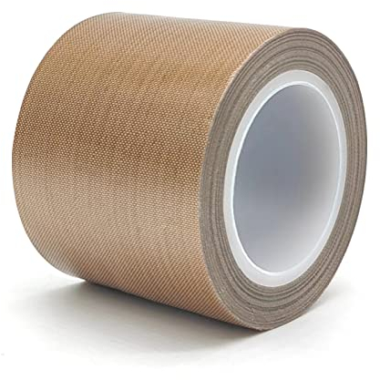 PTFE Fabric Tape, Teflon Tape for Vacuum Sealer Machine, Hand Impulse Sealers Insulation Wear-Resistant PTFE Coated Fiberglass