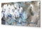 B&D XXL - Tableau décoratif nature 150x50 cm - Impression sur toile colorée - Décoration murale pour salon et chambre - Abstraction fleurs nature orchidées plantes fond b-A-0734-b-a