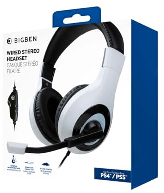Nacon PS5HEADSETV1WHITE Gaming Stereo Headset für PS5, Weiß