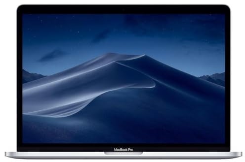 Apple MacBook Pro 2019 mit Intel Core i5 & Touch Bar (13-zoll, 16GB RAM, 128GB SSD-Speicher) (QWERTY Englisch) Silber (Generalüberholt)