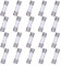HUAREW F4AL250V 20 Stück 5x20mm flinke Glass icherung 4A 250V 0,2x0,78 Zoll zeitverzögerte Sicherung (Packung mit 20 Stück)