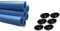 Clever Leon Schaumstoff Rohre Trampolin Stangenschutz Polster Für Trampolinstangen 6 Stück Mit Kappen Schaumstoffhülsen Für Trampolinstangen 180 cm blau