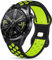 Cinturino per Huawei Watch GT 4 46mm, 22mm in Silicone Sportivo per Huawei Watch GT3 46mm, GT3 Pro 46mm, GT2 46mm, GT 46mm, GT2 Pro, GT 2e, GT Runner, GT Fashion (Nero/Verde)