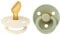 BIBS Colour Schnuller 2er-Pack, BPA-frei Schnuller, Kiefergerechte Form. Naturkautschuk/Latex, Hergestellt in Dänemark. 6-18 Monate (2er Pack), Ivory/Sage