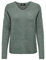 ONLY Damen ONLCAMILLA V-Neck L/S Strickpullover KNT 15204588, Laurel Wreath/Detail:Melange,XL