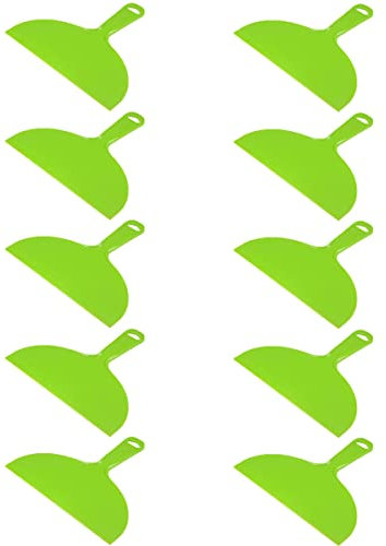 Sinyiol Spachtelschaber aus Kunststoff, flexibel, 25,4 cm, große Größe, Einwegspachtel, flexibler Kunststoff-Farbschaber zum Spachteln, Tapen, Trockenbau, Wandmalerei, 25,4 cm, 10 Stück