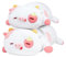 Mewaii Largo 85cm Peluche Almohada Vaca Fresa Suave de Animales Muñecas de Peluche Almohada Juguetes Regalo