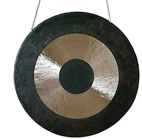 SciAza gong klingel klangschalen percussion instrumente musikinstrument Laute Tinka Gong Gong Kultur 20-80 cm Da Gong Kopie Bass Tradition(Color:80cm,Size:)