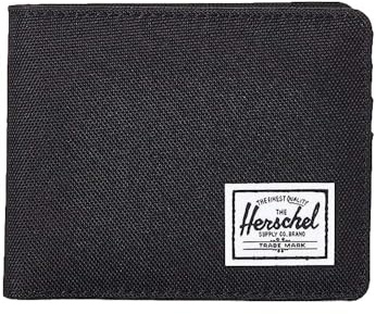 Herschel Roy Coin RFID-Geldbörse, Schwarz, Unisex, Schwarz , Talla única