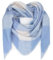 Gloop Damen Schal XXL Strick Dreieck Schal Halstuch Dreieckstuch kuschelig flauschig ohne Kratze an Haut 200×140 CM (Hellblau-Beige)