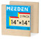 MEEDEN Unfinished Wood Canvas Board: 3/4” Deep 14x14” Wooden Canvas Panel Pack of 2 - Blank Cradled Wood Art Board for Painting