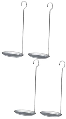 TOPBATHY 4 Pcs Stainless Steel Shrimp Cake Spoon Waffle Maker Non Stick Frying Pans Swedish Achappam Molds Fried Mold Iron Molds Kitchen Accessory Egg Skillet Tart Mold Round