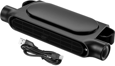 Backseat Cooling Fan - Electric Backseat Car Fan with Type C Power Cable, Car Seat Ventilation Fan | Rear Seat Cooling System, Three Adjustable Wind Speeds Cooling Tool for Cars, Rvs & Trucks