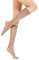 Okaywork medias de compresión mujer marrón 20 DEN compression socks Modelo ultrafino de verano antienganches calcetines largos transparente liso elegante resistente manguito confort sin presión 1 par