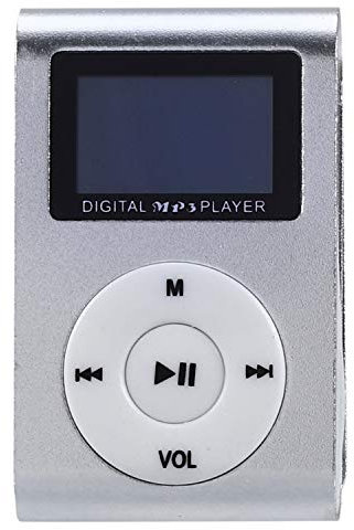 Humanitypd Mini USB Clip MP3 Player Video Screen Support 32GB Micro-SD TF Card