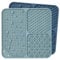 Wingcases-Licky Mats for Dogs and Cats 2 Pcs(NOT Chew Toy, NO BITE) Silicone Puppy Lick Mat with Suction Cups, Relieve Anxiety and Boredom, Easy to Clean (Dark Blue&Light Blue)