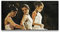 Paul Sinus Tableau mural de 120 x 60 cm, élégance expressive, danseuses de ballet, sur toile et cadre en bois