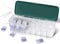EHOTER Storage Organizer for Daily Colored Contact Lenses Disposable Contact Lens Dispenser Clear Plastic Box for All Brands Daily Lens (Green)