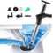Stura WC, Sturalavandini a Pressione Pompa Stura Scarichi con Quattro Diverse Ventose Lavandini Sturalavandino Stura Water Stantuffo con Barometro per WC Cucina Lavello Bagno