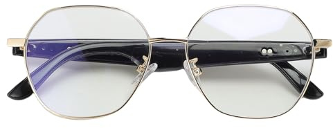 Fockety AI Smart Brille für Männer Frauen, Bluetooth -Echtzeit -Übersetzungsbrillen für 163 Sprachen mit Photochromen Objektiven und Offener Ohr -Sound für Reisen, Geschäft, Musik