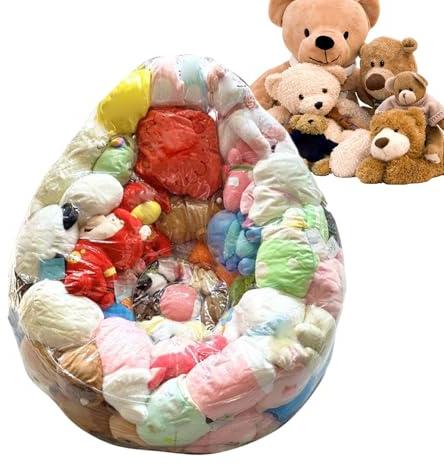Generico Solo fundas para saco bean bag, transparente para peluche saco bean bag | Protector sofá para dormitorio sala de estar guardería
