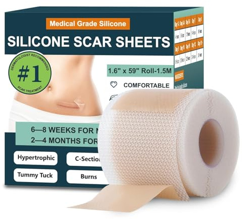 silicone scar sheets Backing, does not contain scar sheets