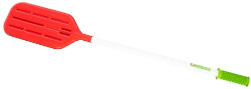 Kerbl Treibpaddel für Schweine, Treibhilfe | Rot, 103 cm, leichte Treibhilfe aus Polyethylen mit PPR-Stiel und ergonomischem Gummigriff für Schweine