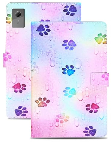 Rostsant Coque pour Lenovo Idea Tab 11 Pouces Tablet 2025 TB-336ZU TB-336FU Housse en Cuir PU Portefeuille Etui de Protection pour Lenovo Idea Tab 11 Pouces Empreinte