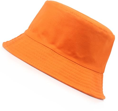 Rakiuty Fischerhut, Unisex Baumwolle Hut, Faltbarer Fischerhüte, Outdoor Sommerhut Sonnenhut, Fischerhüte Herren Damen, Anglerhut Baumwolle, Reversibel Freizeithut für Wandern Camping Reisen Angeln