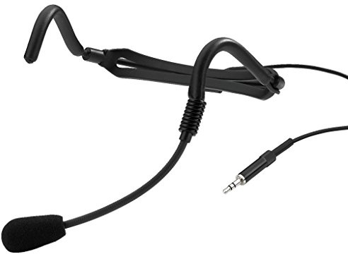 MONACOR IMG Stageline HSE-120 Elektret-Headset-Mikrofon, Schwarz, 232180
