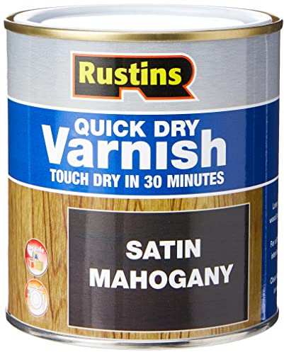 Rustins Quick Dry Varnish Mahogany 500ml