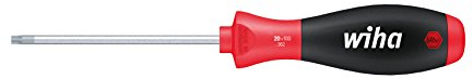 Wiha Schraubendreher SoftFinish® TORX® mit Rundklinge (26259) T3 x 60 mm ergonomischer Griff für kraftvolles Drehen, Allrounder für Industrie und Handwerk