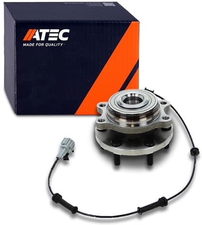 ATEC Germany 1x Radnabe vorne Radlagersatz mit ABS-Sensor, | Kompatibel mit: NISSAN NAVARA NP300, NAVARA NP300 Pritsche/Fahrgestell, PATHFINDER III