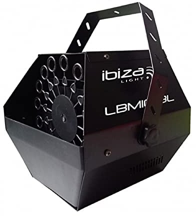 Ibiza - LBM10-BL - Seifenblasenmaschine mit Halterung - Schwarz