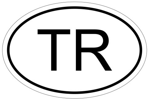 Kiwistar - Autoaufkleber - 15x10 cm - außen klebend - Türkei TR 15 x 10 cm Autoaufkleber Sticker Aufkleber KFZ Flagge Fahne