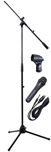 New Jersey Sound Corp Complete Dynamic Microphone & Boom Arm Stand Kit