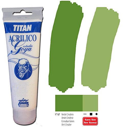 ACRÍLICO GOYA ESTUDIO VERDE CINABRIO 125 ML Nº 67