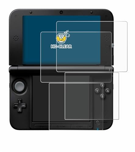 BROTECT Protector Pantalla para Nintendo 3DS XL SPM7800 Protector Transparente (2 Unidades) Anti-Huellas