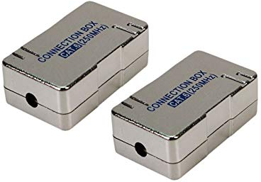2X Faconet® LSA Verbinder Cat.6 zum Verbinden und Reparieren von Netzwerk, Internet oder ISDN Kabel. LSA Verbinder im geschirmten Gehäuse