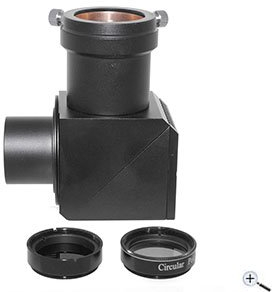TS-Optics 1,25 Weisslicht Sonnenprisma Inclusive 2X Filtern, TSHE125