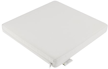 7even In & Outdoor Lounge Kissen 40cm Creme/Wasserfestes Kissen 40 x 40 x 5 cm