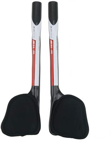 RXL SL Fahrradlenkstange 31.8 TT Bar Carbon Fiber Triathlon Lenker Rennrad/Mountainbike Rest Lenkstange 340mm TT Handlebar Rot