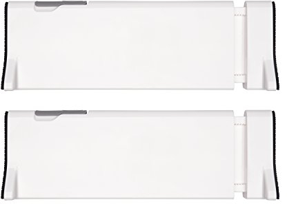 OXO Divisor de cajones expandible, color blanco