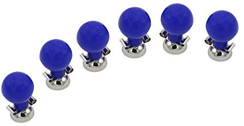 Universal-EKG/EKG-Saugelektroden-Kugel, für Erwachsene, Nickel, 3 mm/4 mm, Größe 2,6 cm, 6 Stück