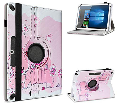 UC-Express Tablet Schutzhülle - kompatibel mit BMAX MaxPad i11 / i11 Plus 10-10,4 Zoll Geräten - 360 Grad Hülle für Tablets - ultradünne Tablettasche - Tablet Case