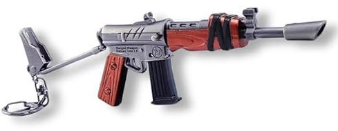 Pidak Schlüsselanhänger aus Metall in Form eines königlichen epischen Gewehrs