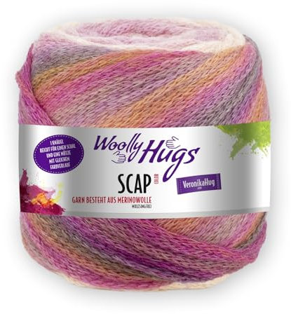 Pro Lana Woolly Hugs 2788280384 Woolly Hugs Scap, 90% Wolle (Merino mulesingfrei), 10% Polyamid